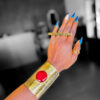 Hammered Brass Bracelet EGML010
