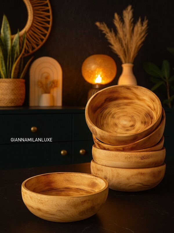 Wooden Serving Bowl Large PGML003