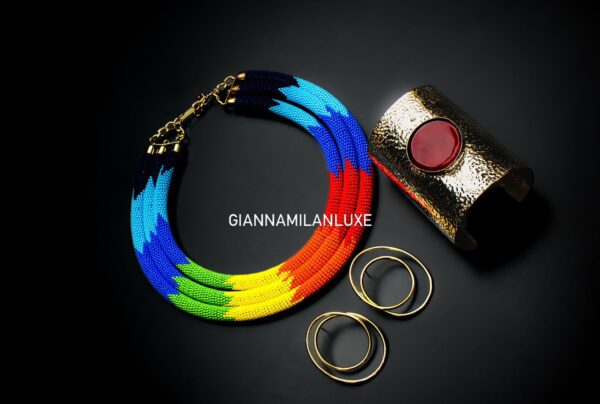 Beaded Neckpiece Set NGML056