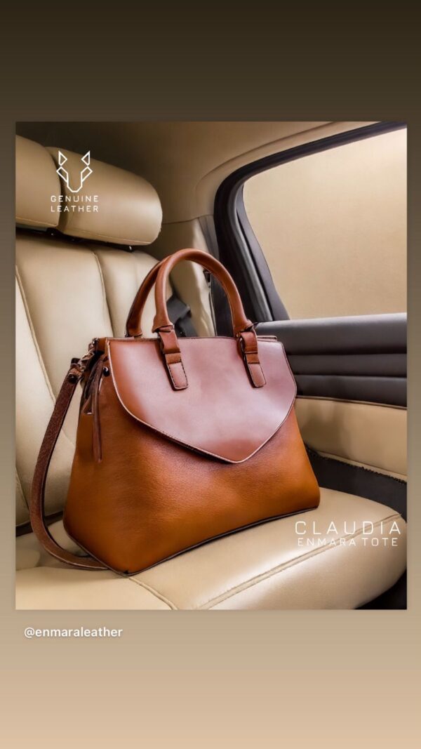 CLAUDIA Enmara Leather Tote Bag LGML005