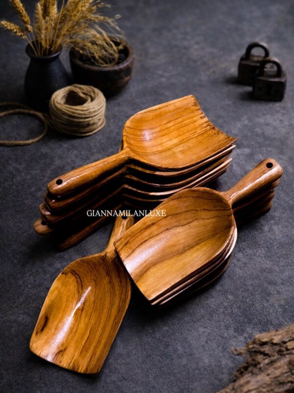 Wooden Scoop Spoon Set