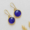 Blue Glass Earrings