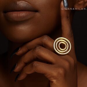 Brass Spiral Ring