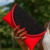 Red Beaded Clutch