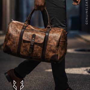 Alberto Leather Duffel Bag