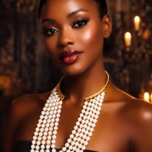 Glass Beaded Neckpiece