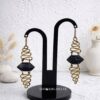 Grey Bone Earrings