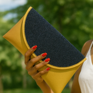 Gold Clutch Purse