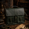 Green Leather Briefcase