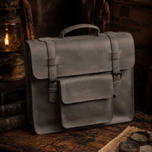 Chestnut Leather Briefcase