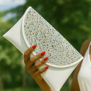 White Clutch Purse