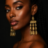 Statement Brass Earrings
