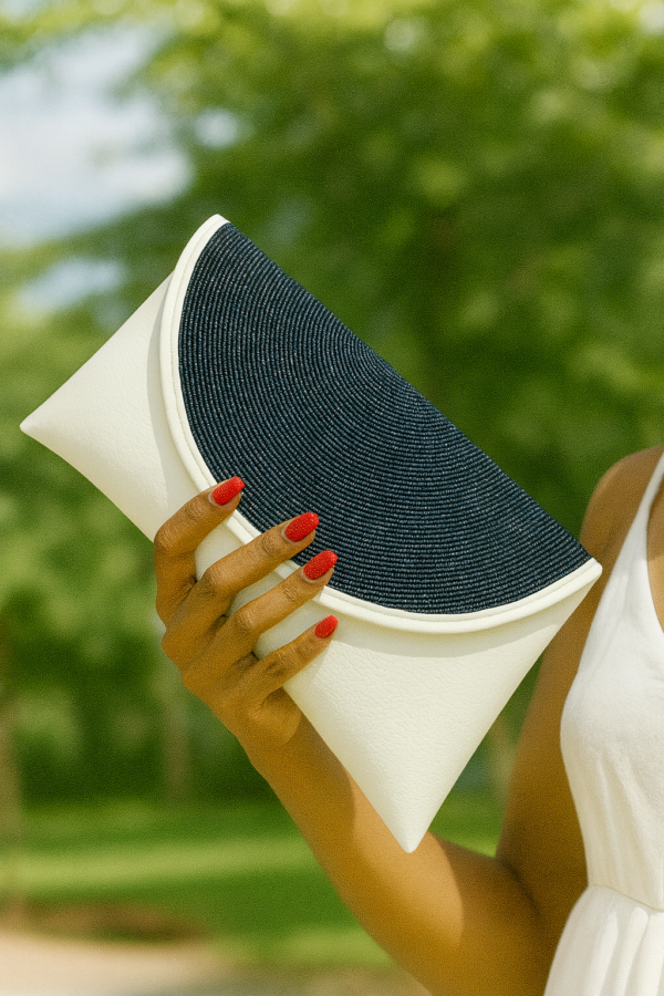 White Clutch Purse