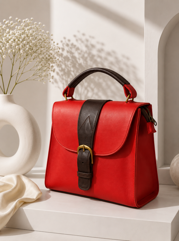Red Medium Totebag