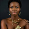 BRASS TREE CHOCKER SET