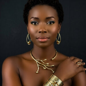 BRASS TREE CHOCKER SET