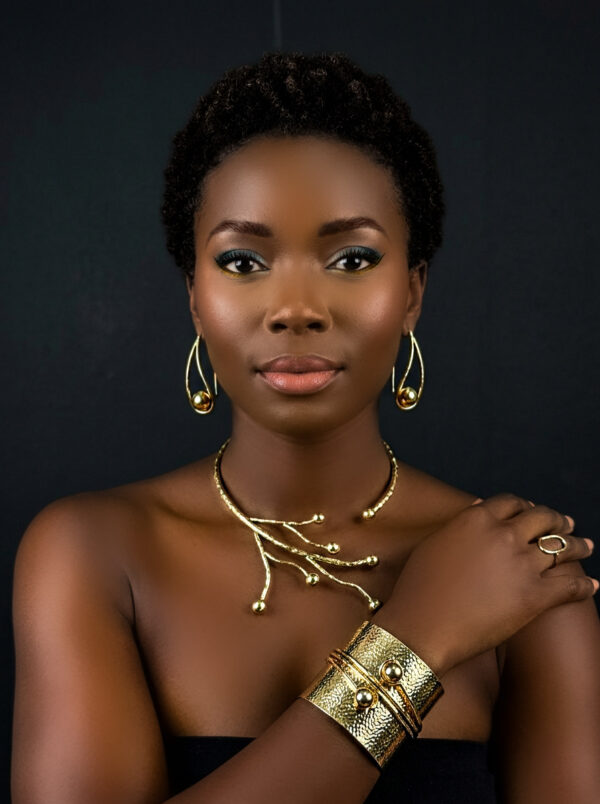 BRASS TREE CHOCKER SET