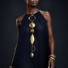 LONG DROP BRASS CHOCKER
