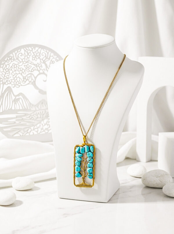 126D9DA6-00A8-497E-8F14-C5BE2769C7D7 TURQUISE TREE PENDANT