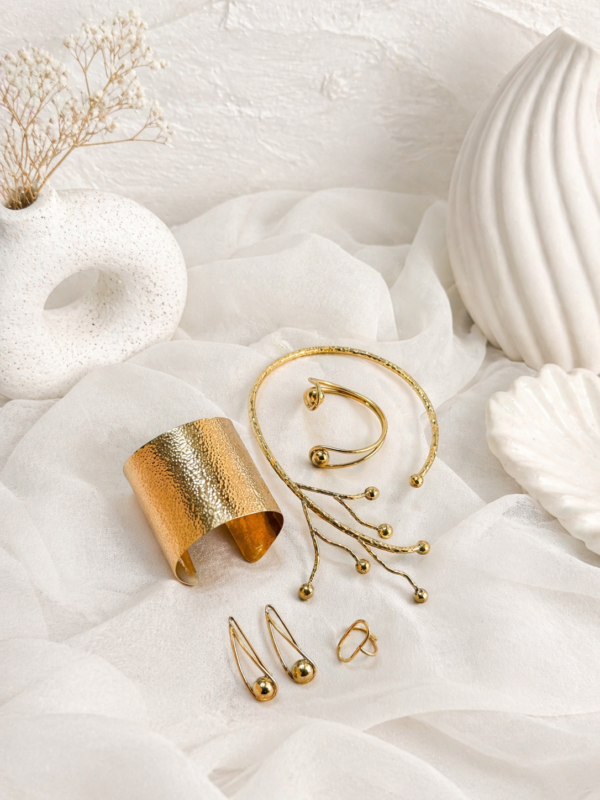 BRASS TREE CHOCKER SET