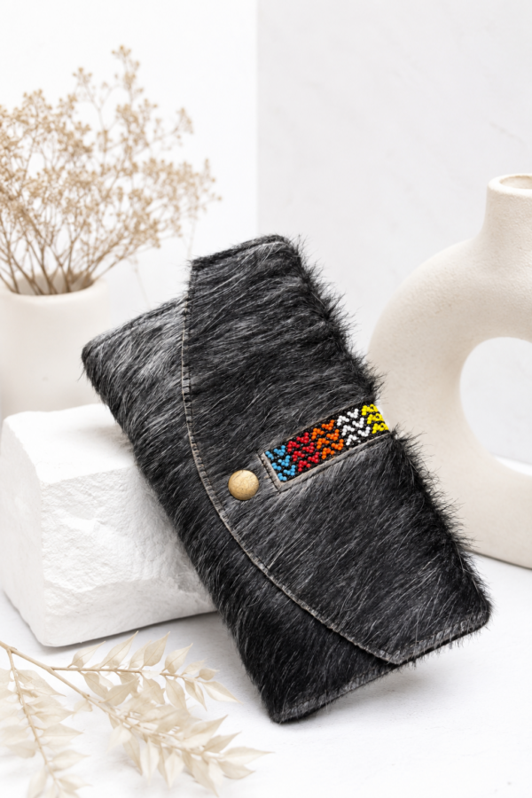 51B3960A-C4B3-4D10-B884-B80D375CD16D LEATHER HAIRON PURSE
