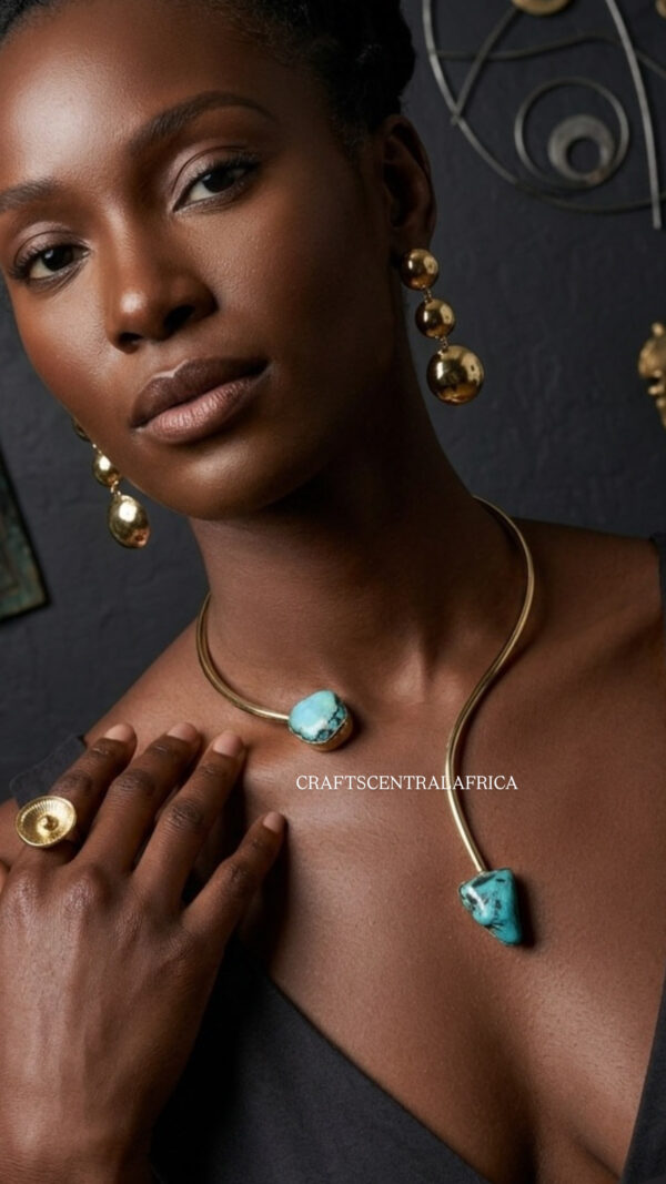 TURQUOISE QUESTIONMARK CHOCKER