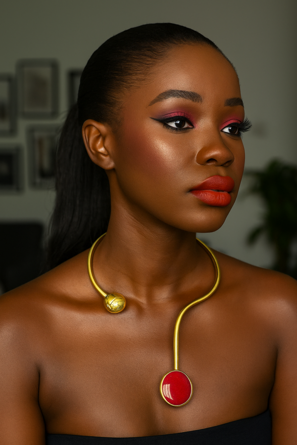 RED QUESTIONMARKCHOCKER SET