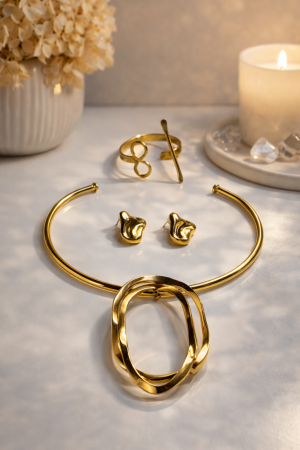 BRASS CHOCKER SET