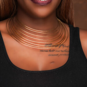 BRASS WIRE CHOCKER