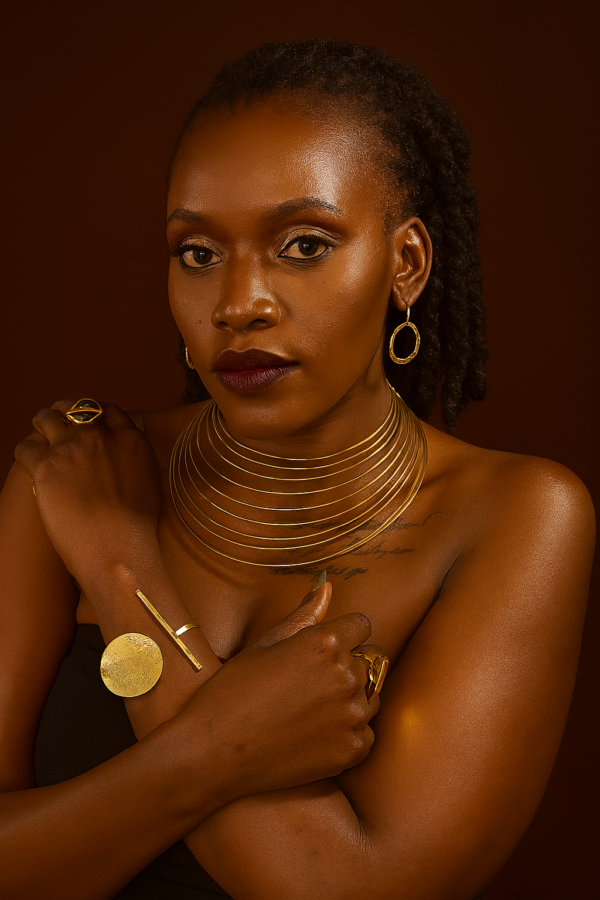 WIRE BRASS CHOCKER SET