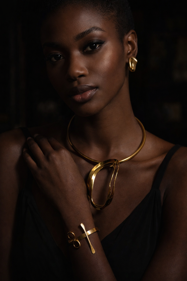 BRASS CHOCKER SET