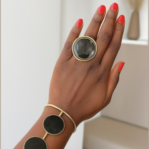 DOUBLE HORN BRACELET SET