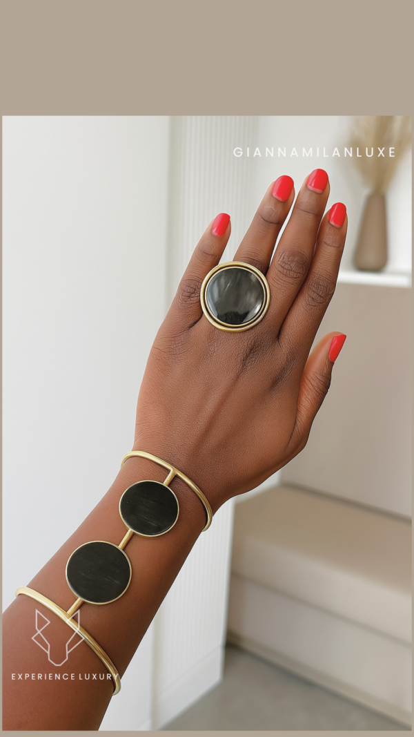 DOUBLE HORN BRACELET SET