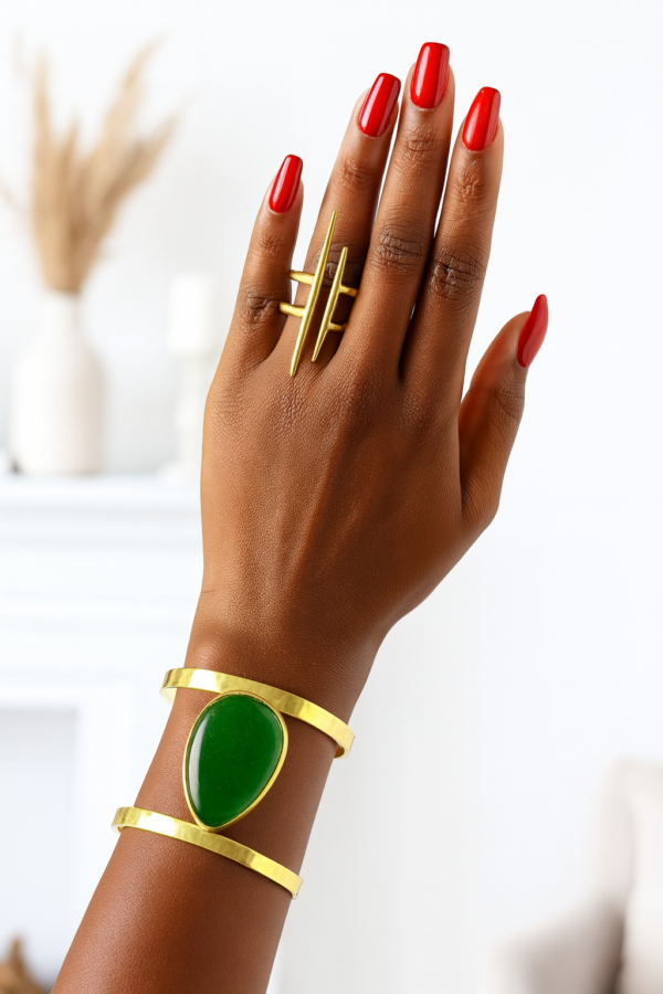 GREEN BLASS BRACELET SET