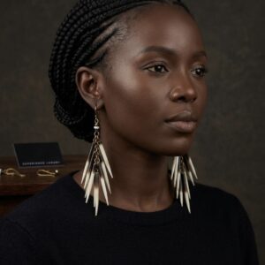 Bone Spike Earrings