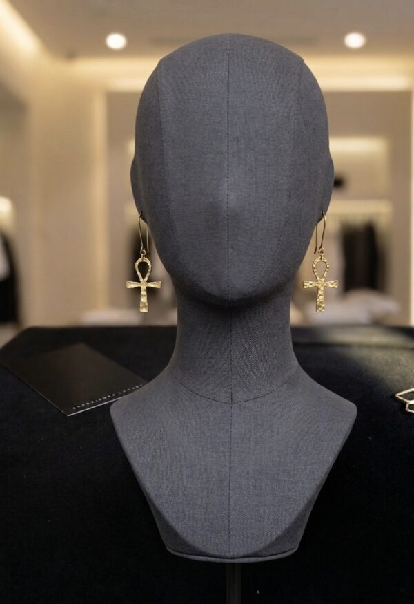 IMG_9410 Brass Anchor Earrings