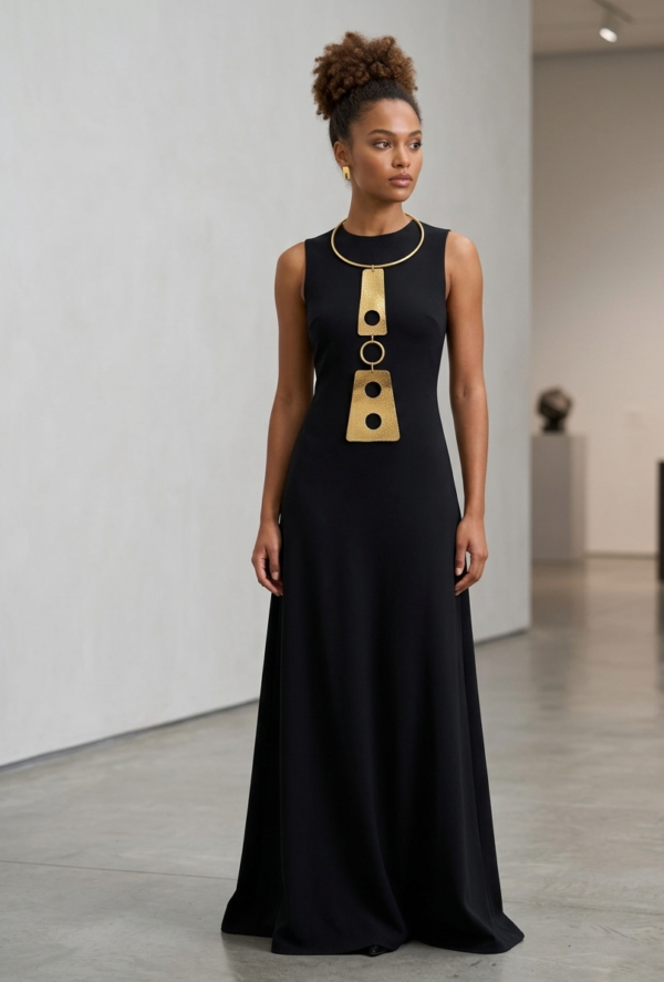 Drop Brass  Choker