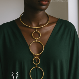 BRASS CIRCLE DROP CHOCKER