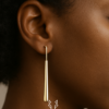 DROP BRASS EARRINGS
