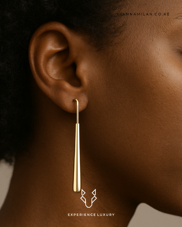 DROP BRASS EARRINGS