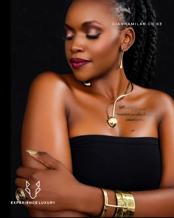 BRASS QUESTIONMARK CHOCKER SET
