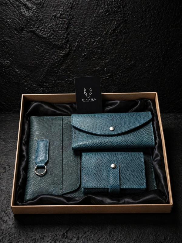 Leather Laptop Sleeve Set