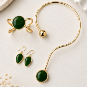 Green Choker Set