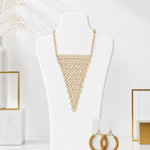 V Shape Brass Choker set