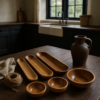 IMG_2014 Wooden Bread Tray Set