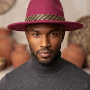 Maroon Fedora